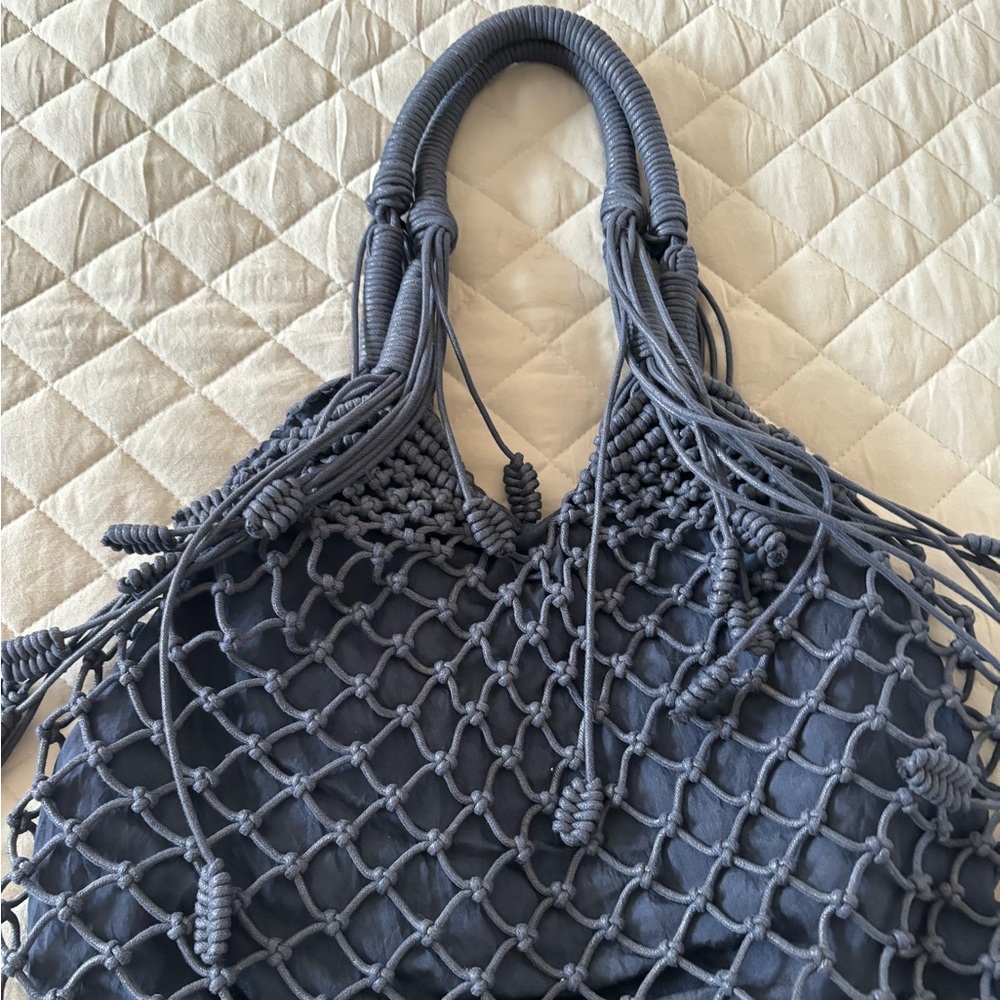 Monserrat De Lucca Macrame hobo Vac Bag